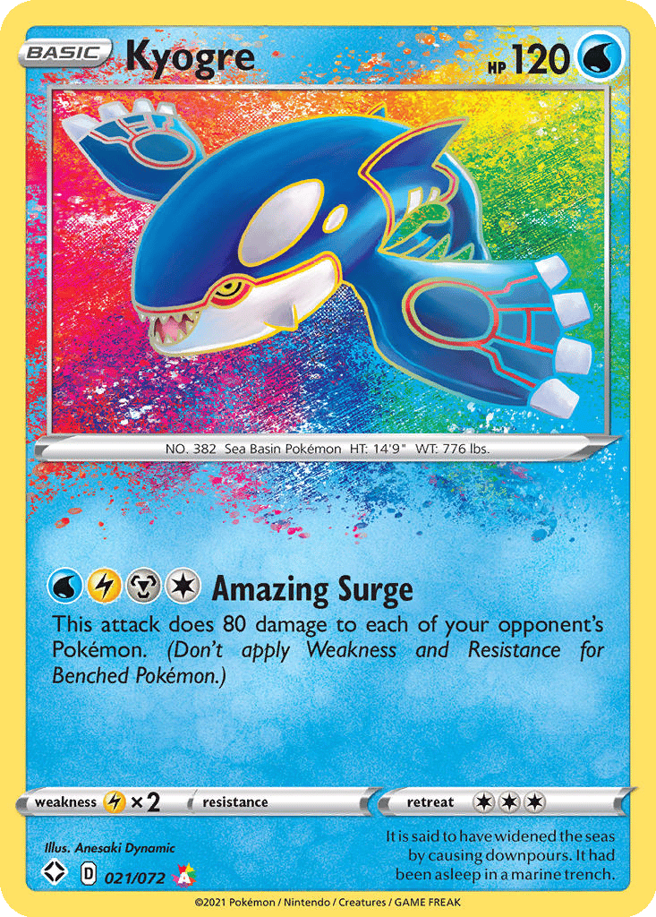 Kyogre card