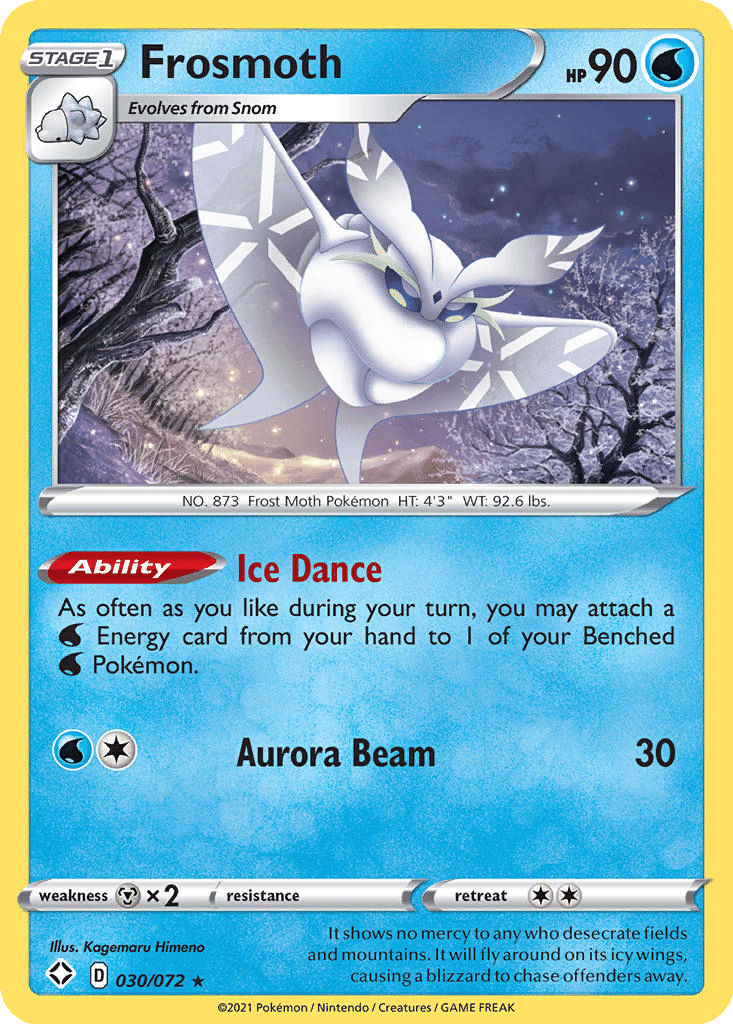 Frosmoth card