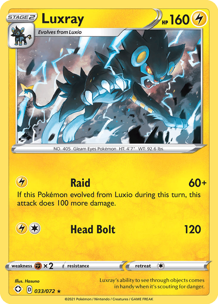 Luxray card