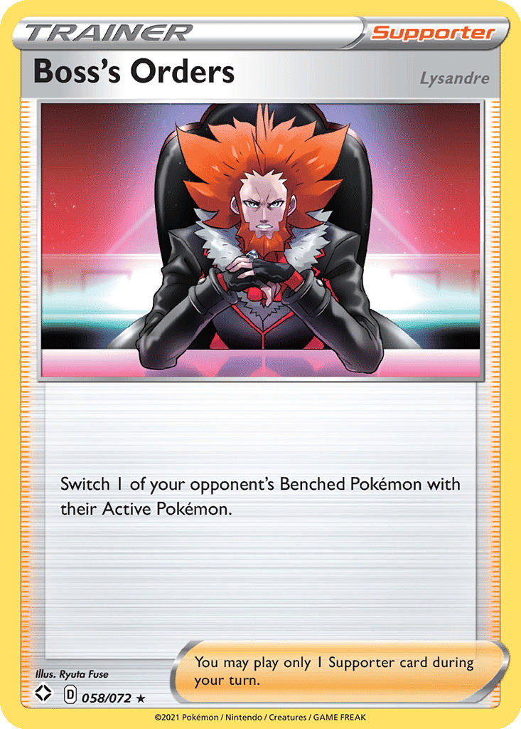 Boss's Orders (Lysandre) card