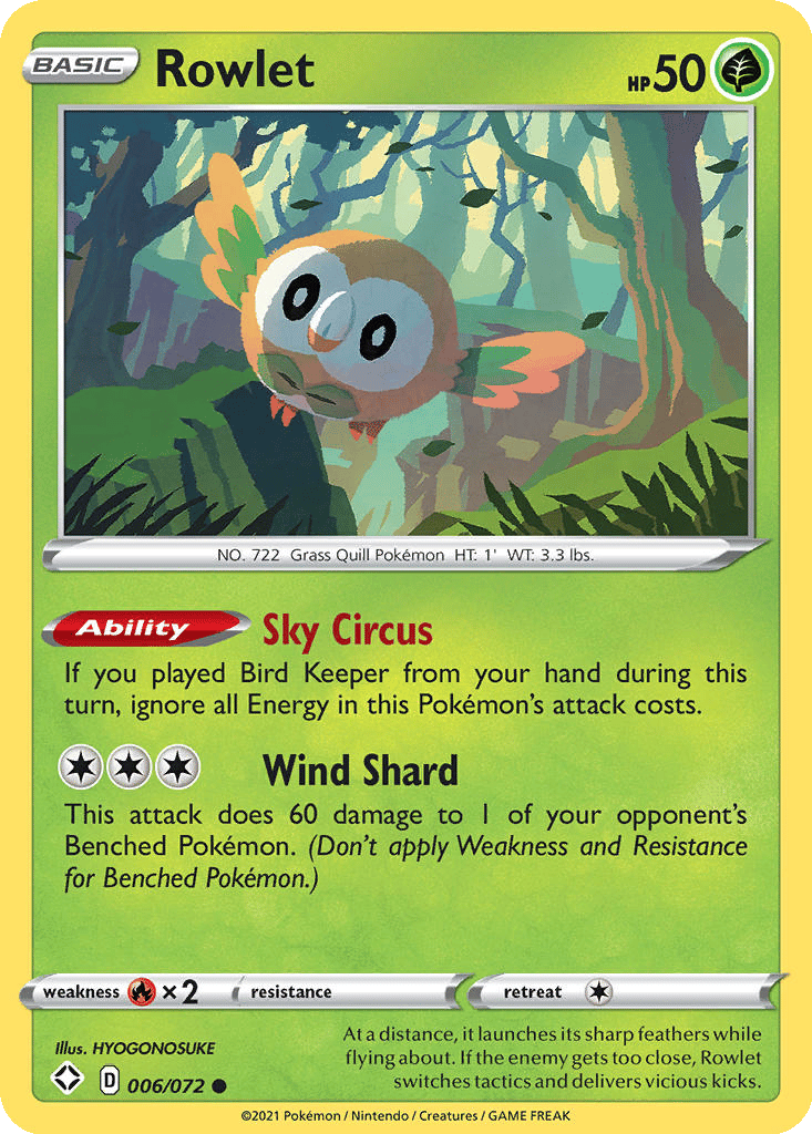 Rowlet card