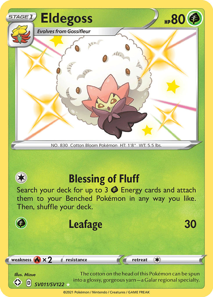 Eldegoss card