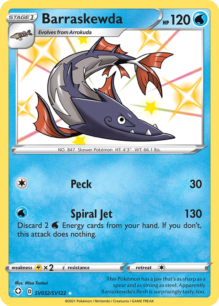Barraskewda card