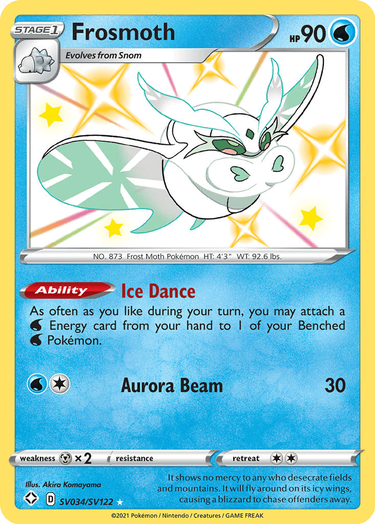 Frosmoth card