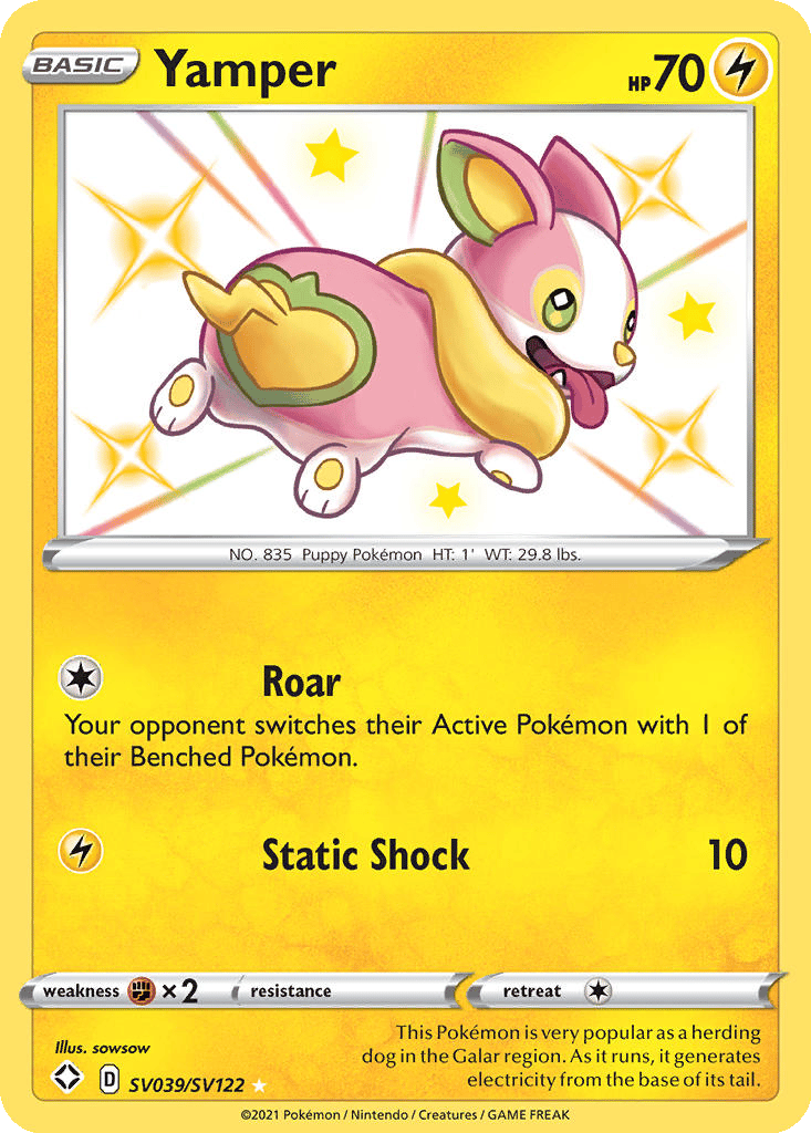 Yamper card