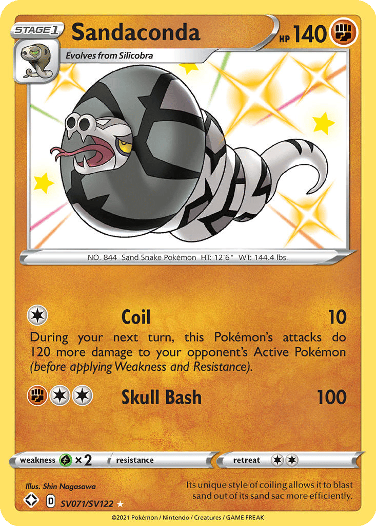 Sandaconda card