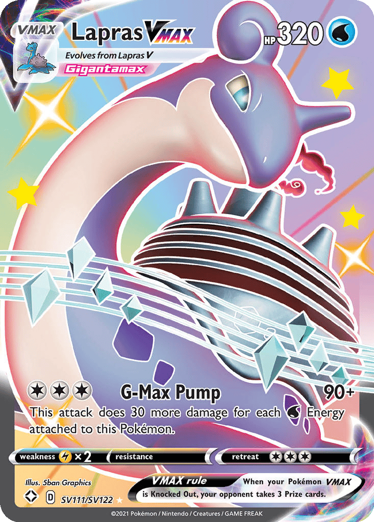Lapras VMAX card