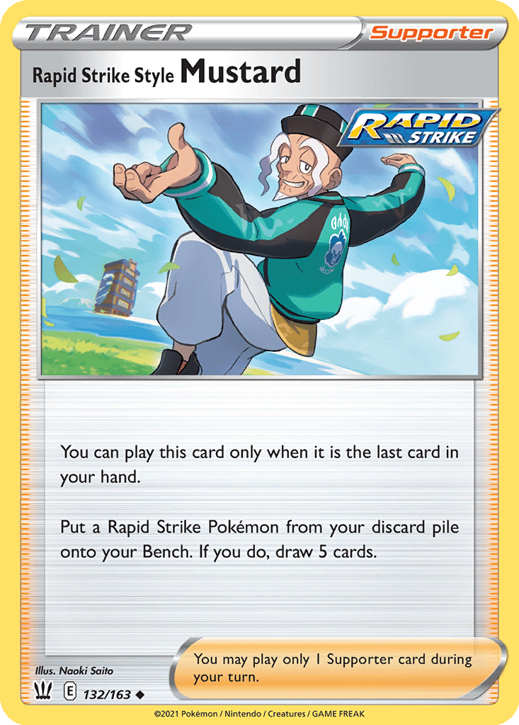 Rapid Strike Style Mustard card