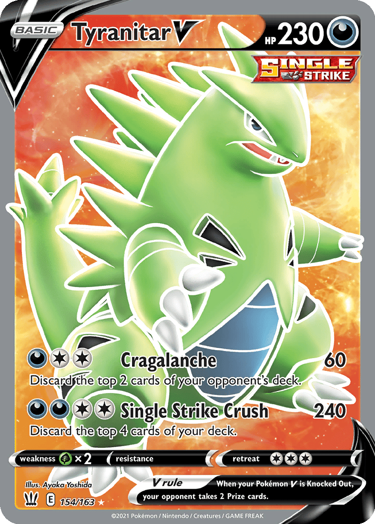 Tyranitar V card