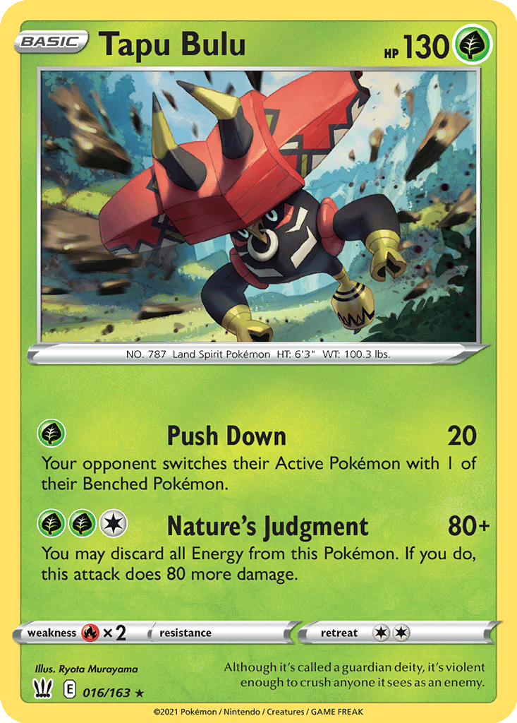 Tapu Bulu card