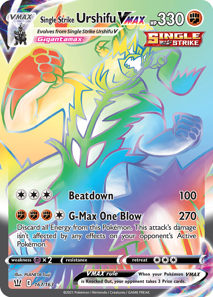 Single Strike Urshifu VMAX card
