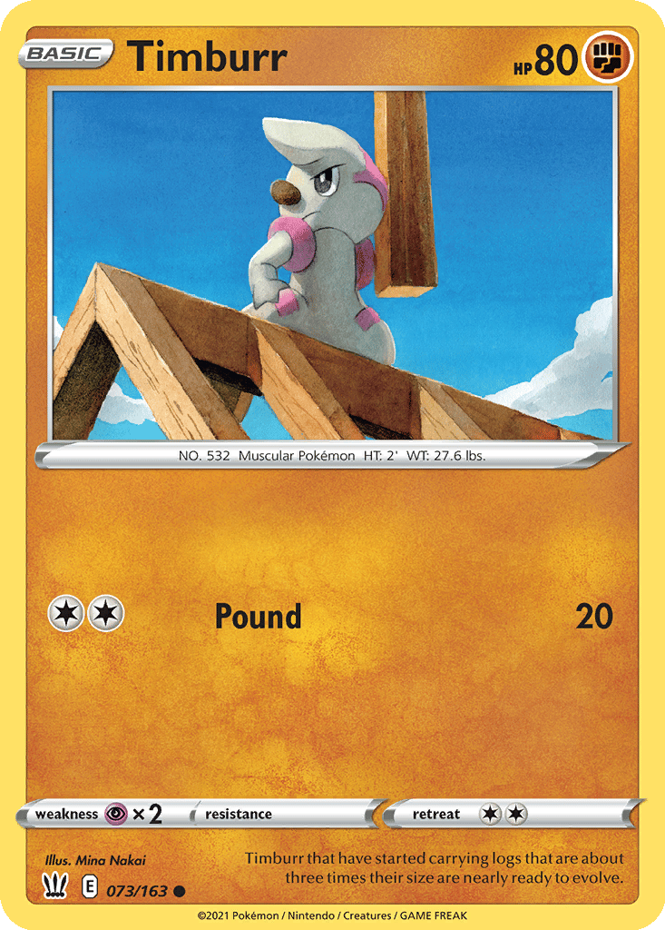 Timburr card