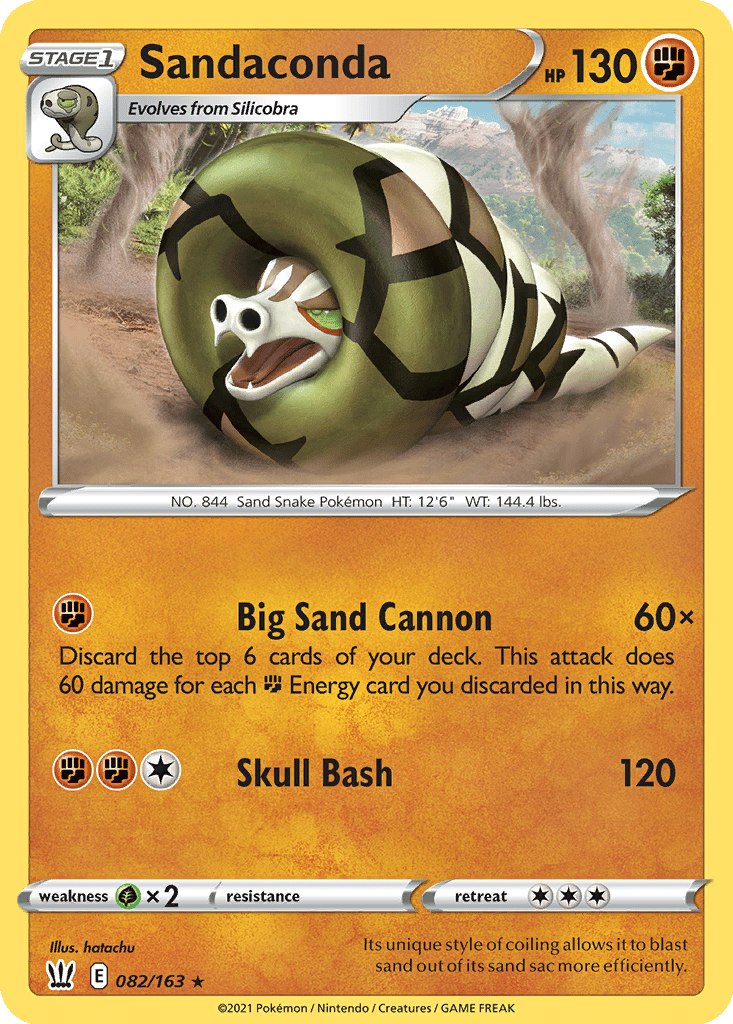 Sandaconda card