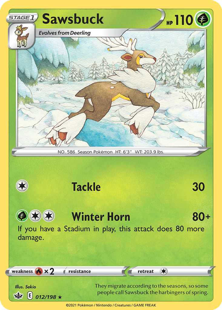 Sawsbuck card