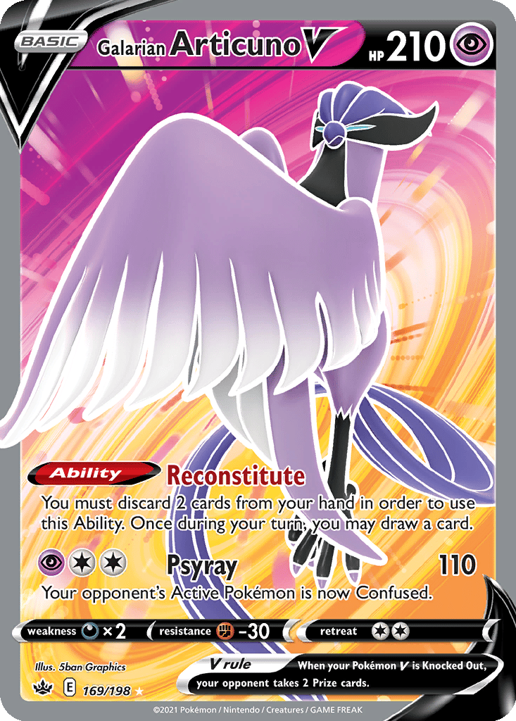 Galarian Articuno V card