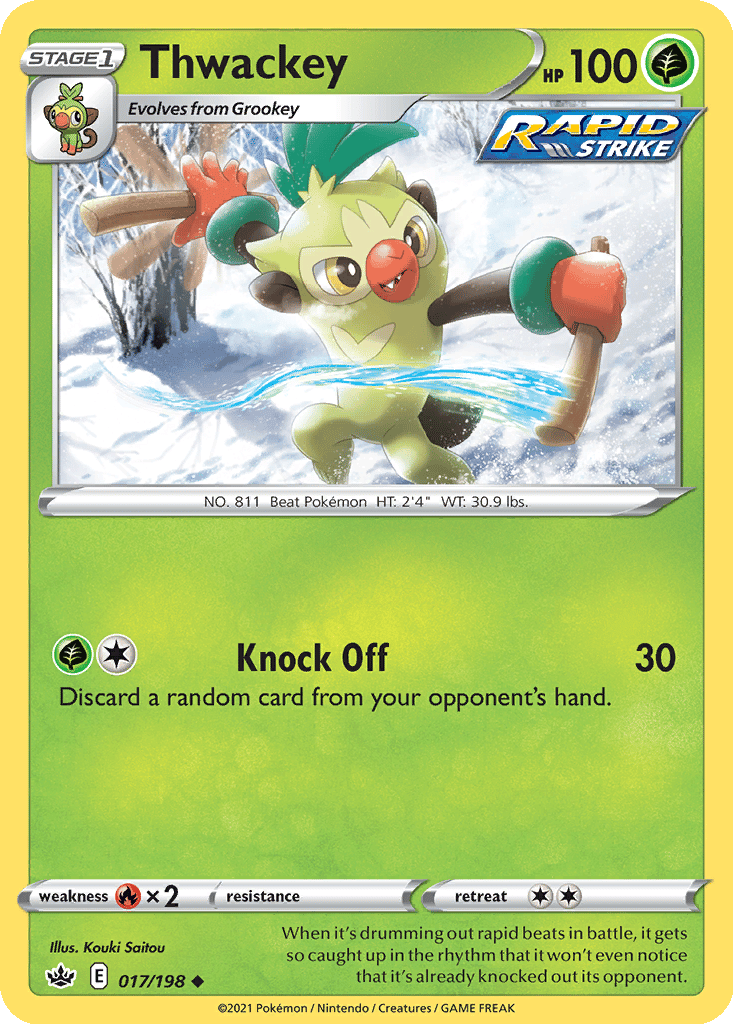Thwackey card