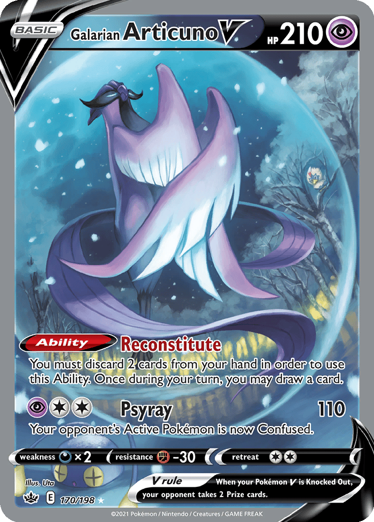 Galarian Articuno V card