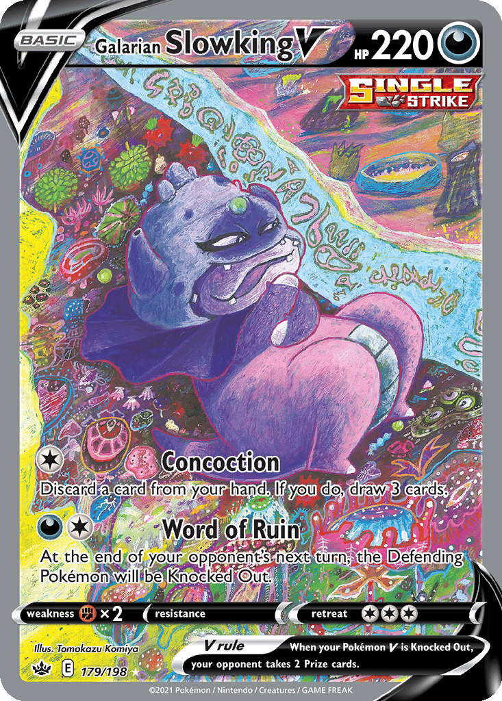 Galarian Slowking V card