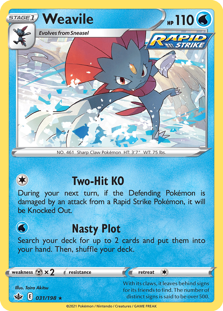 Weavile card