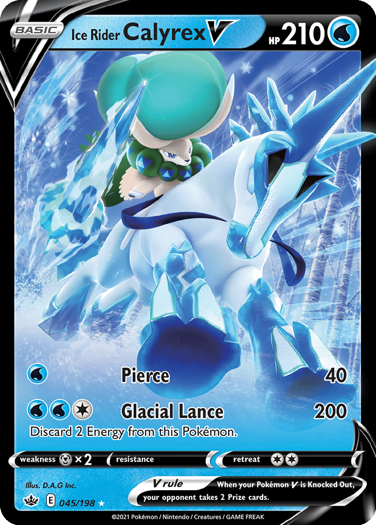 Ice Rider Calyrex V card