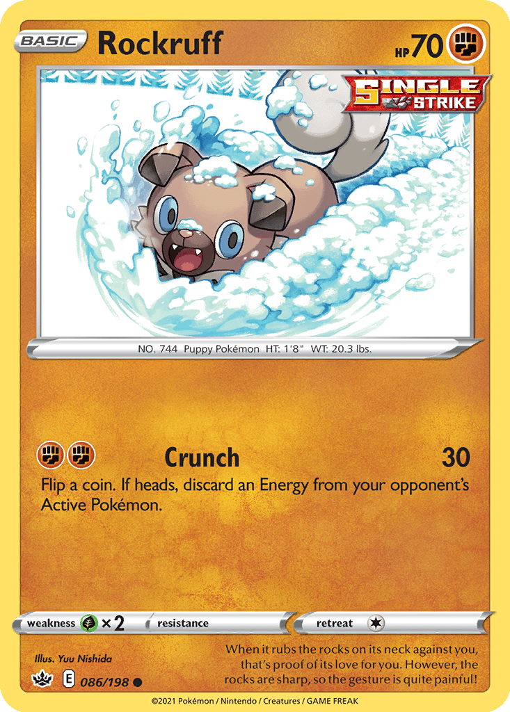 Rockruff card