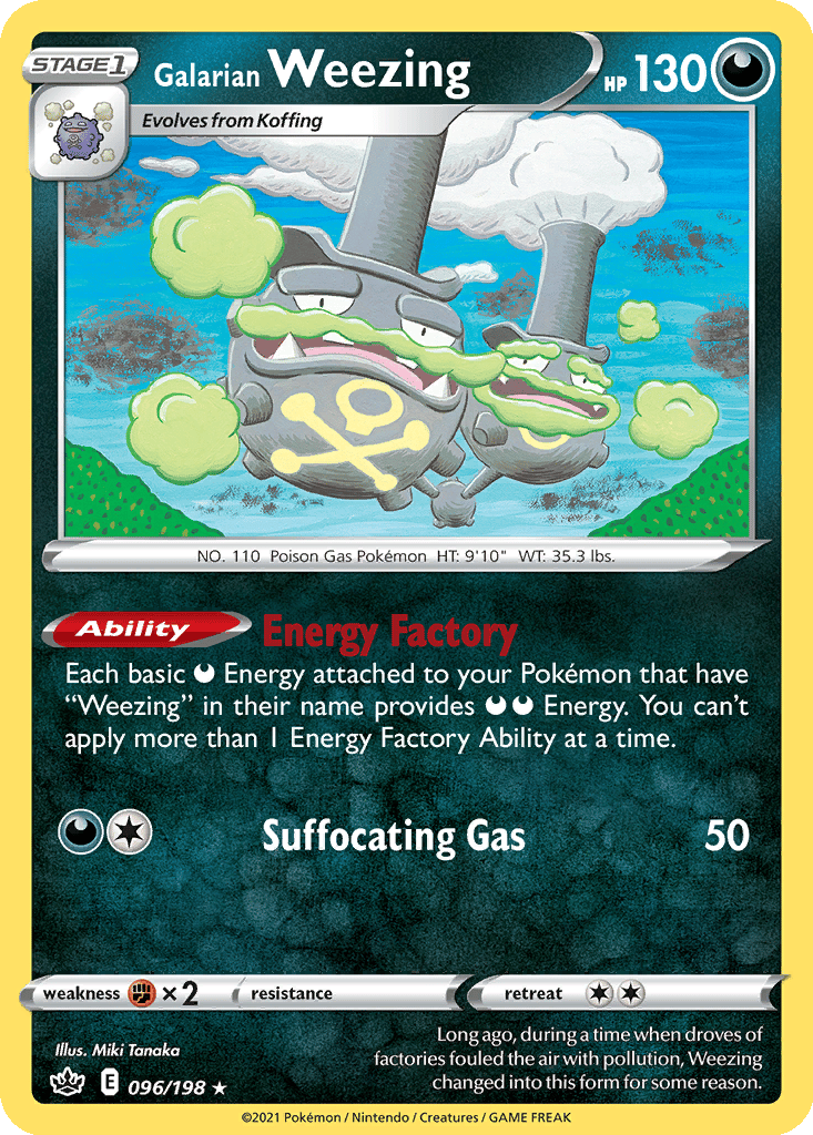 Galarian Weezing card