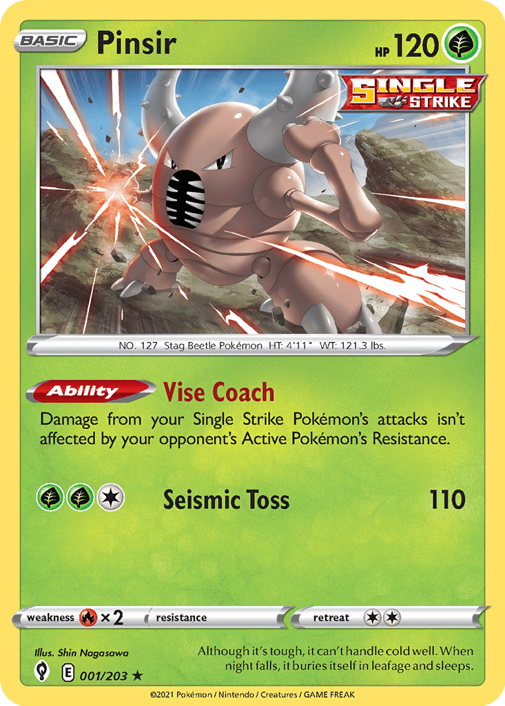 Pinsir card