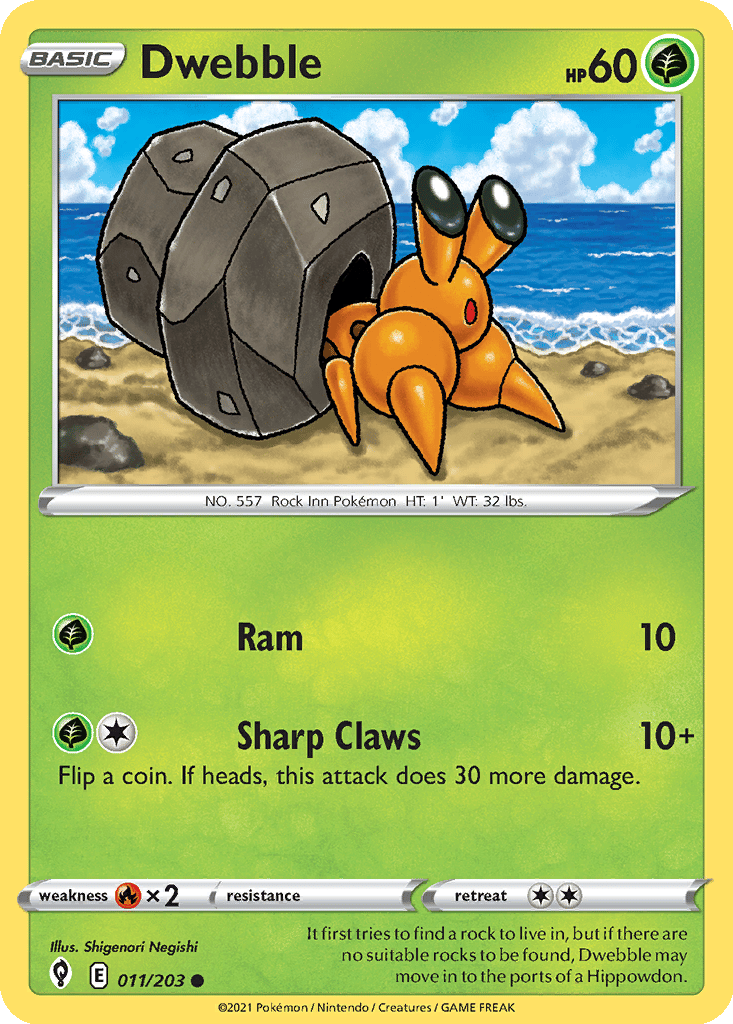 Dwebble card