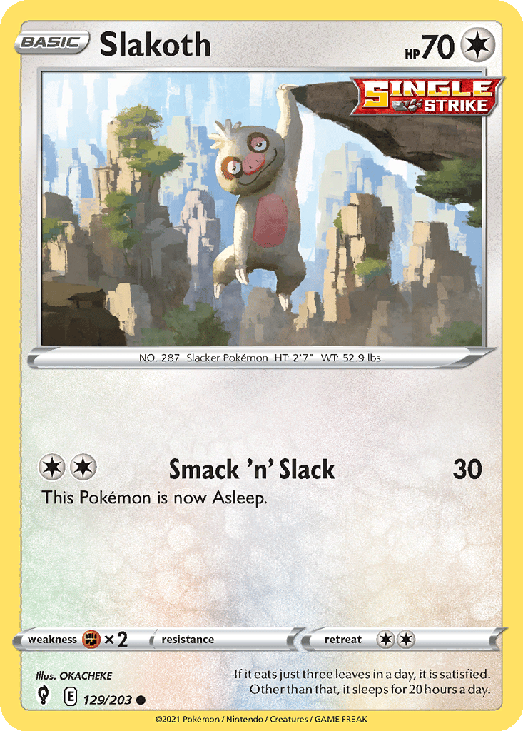 Slakoth card