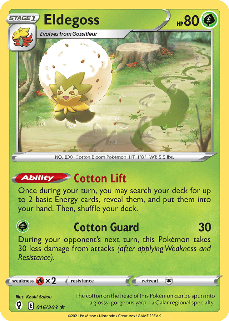 Eldegoss card