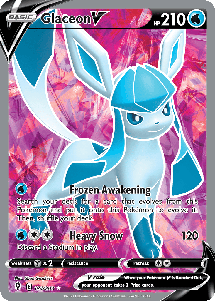 Glaceon V card