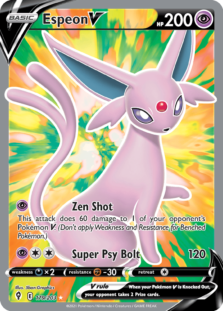 Espeon V card