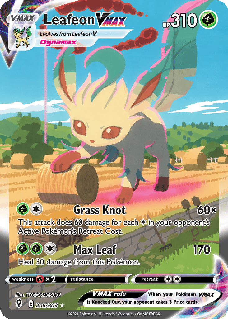 Leafeon VMAX card