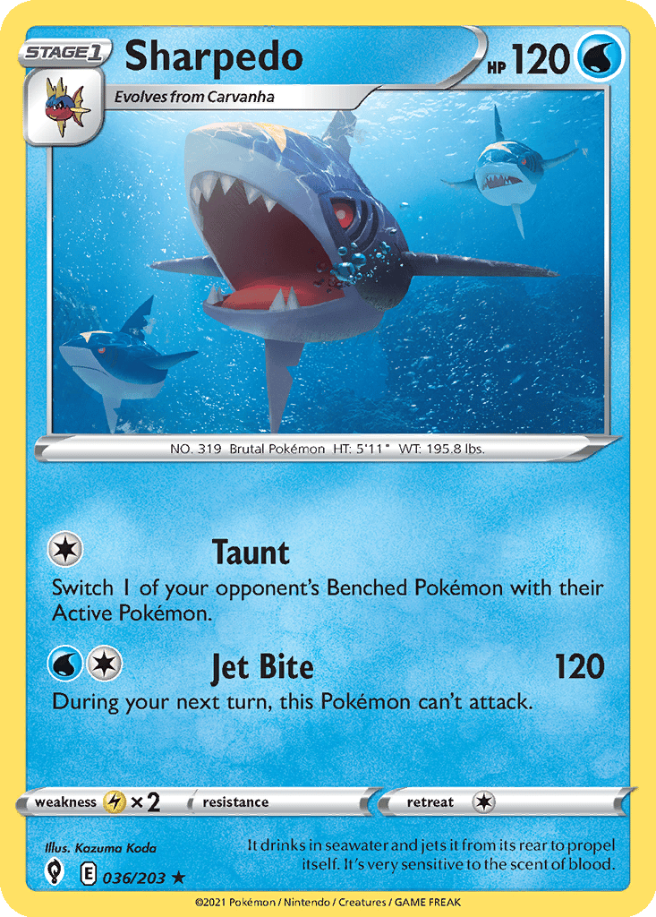 Sharpedo card