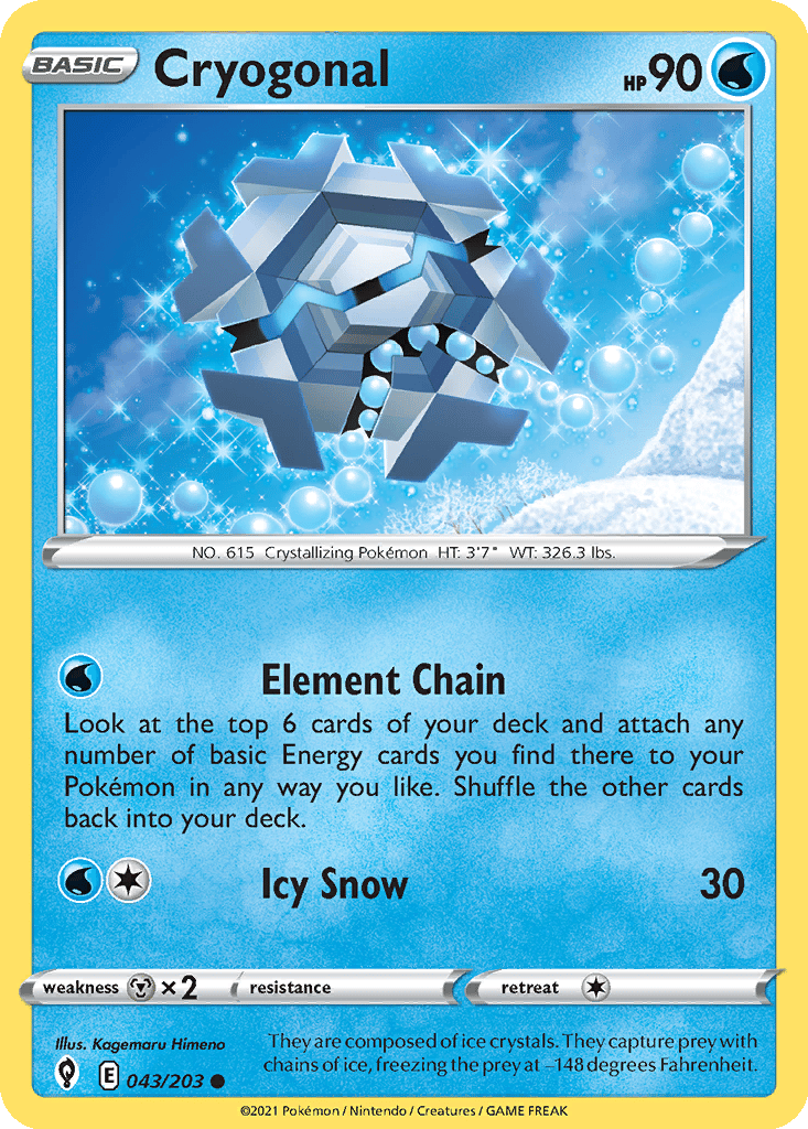 Cryogonal card