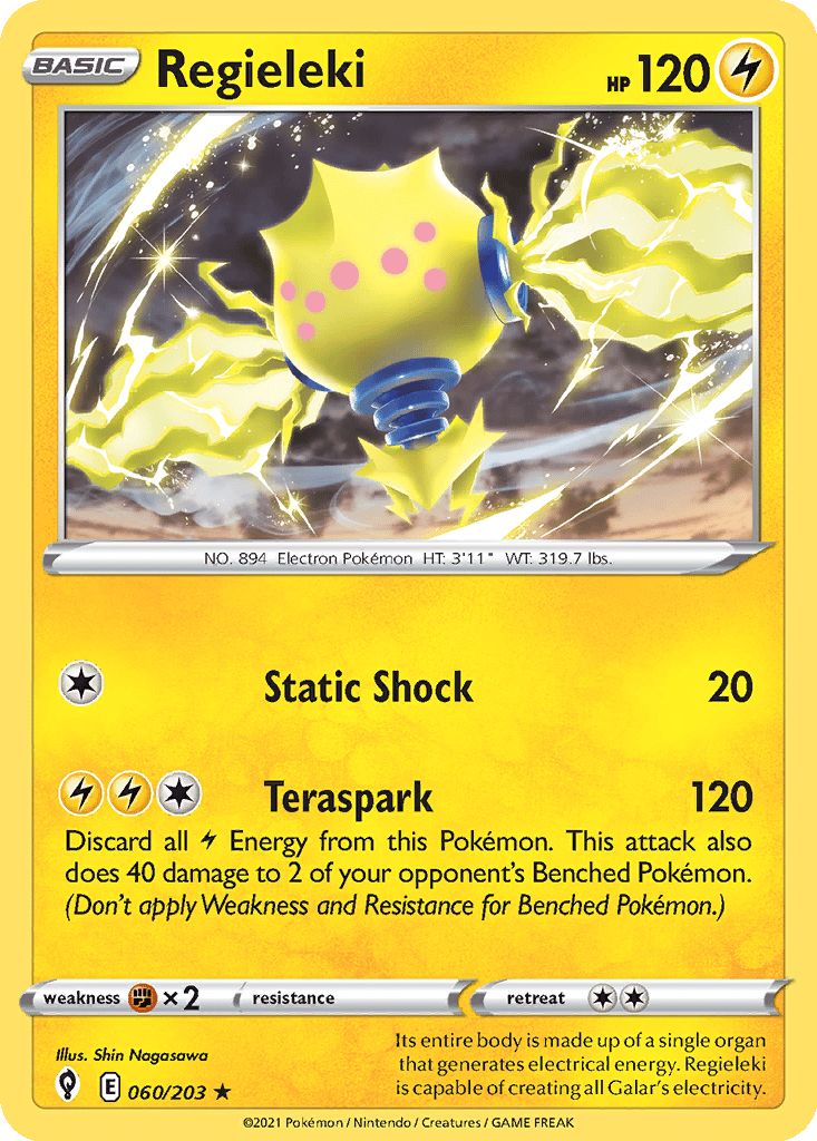 Regieleki card