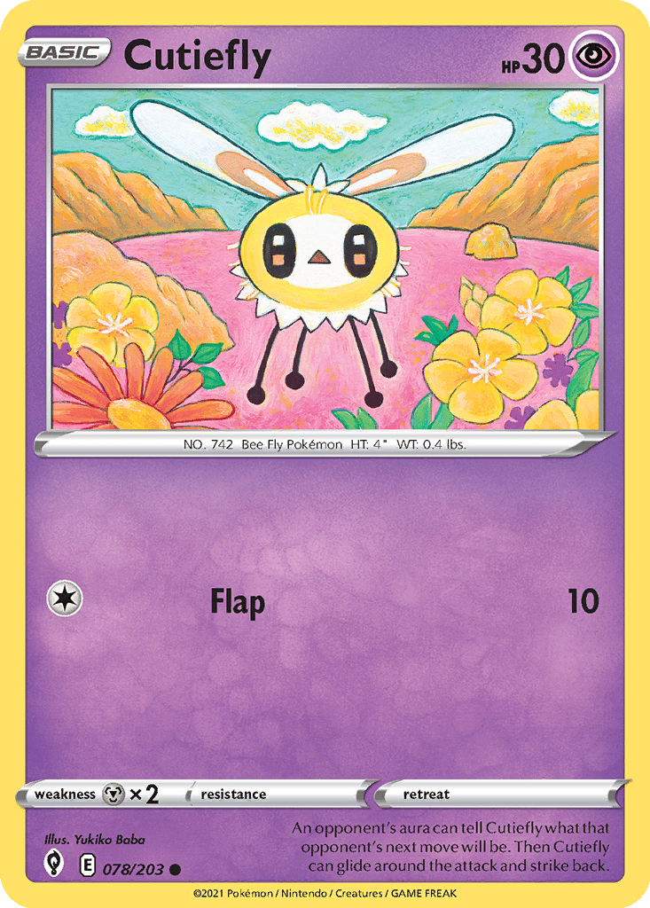 Cutiefly card