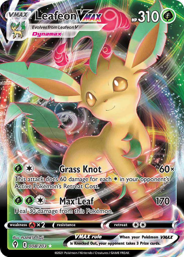 Leafeon VMAX card