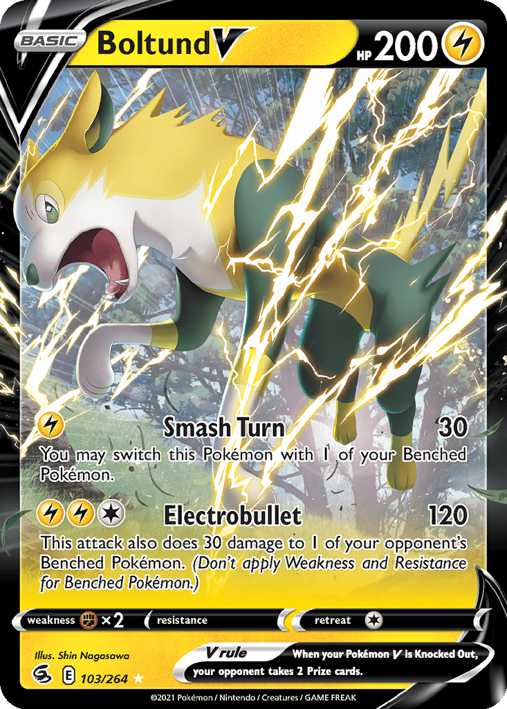 boltund pokemon card value Boltund (076/202) [Sword & Shield: Base Set] Moderately Played Holofoil