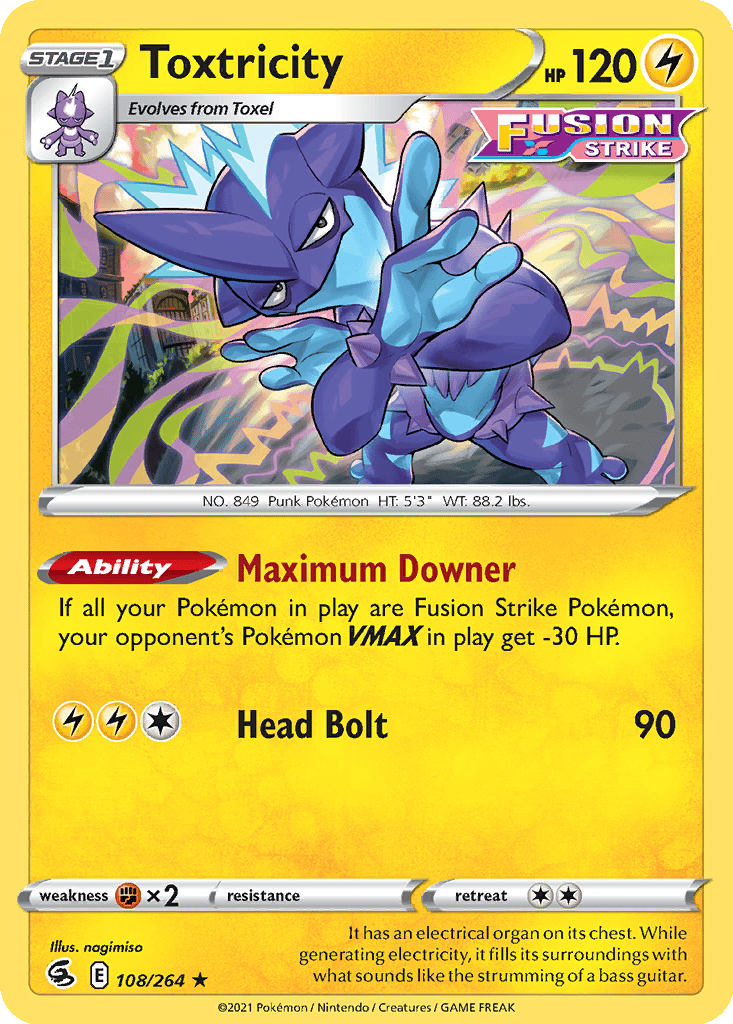 Toxtricity card