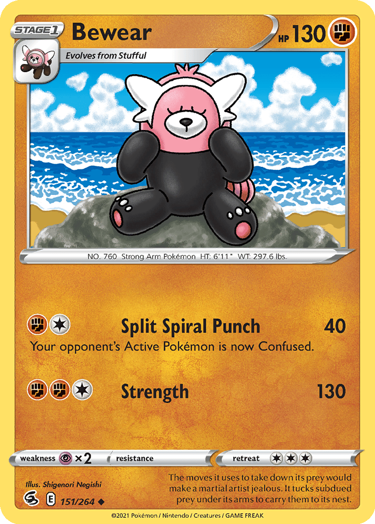 Bewear card