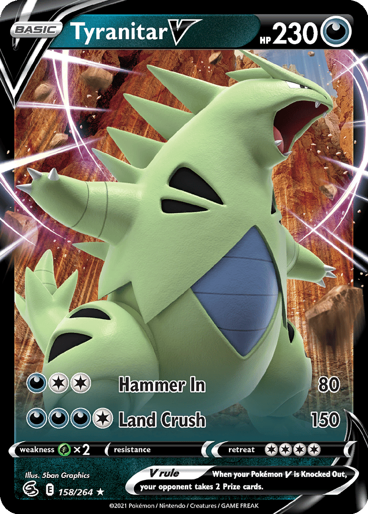 Tyranitar V card