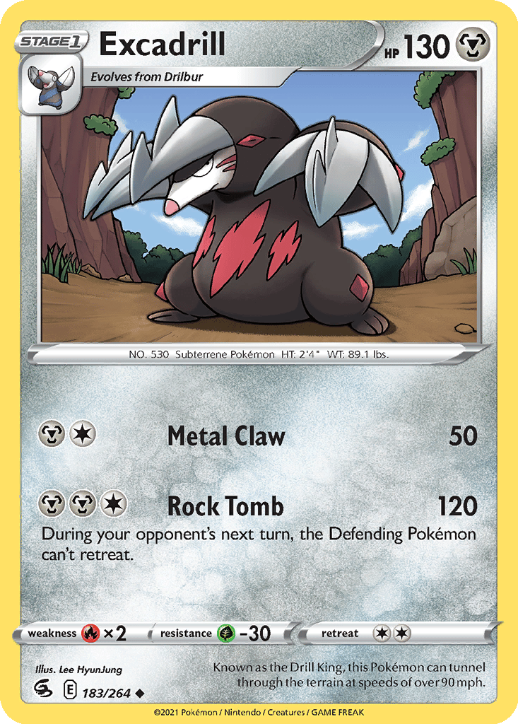 Excadrill card