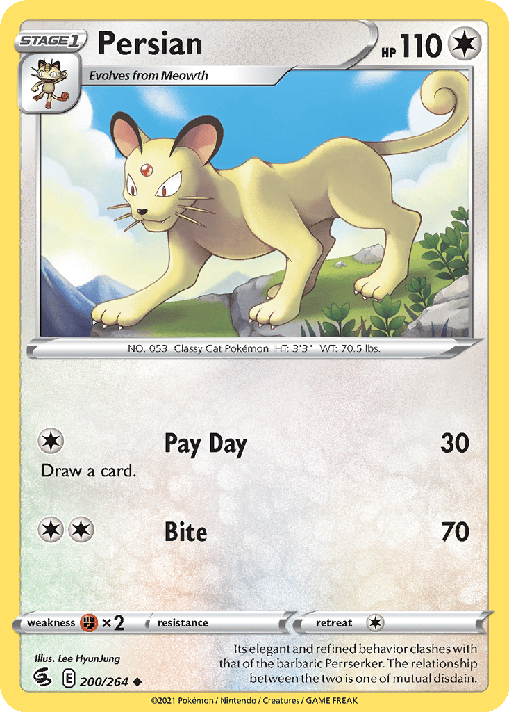 Persian card
