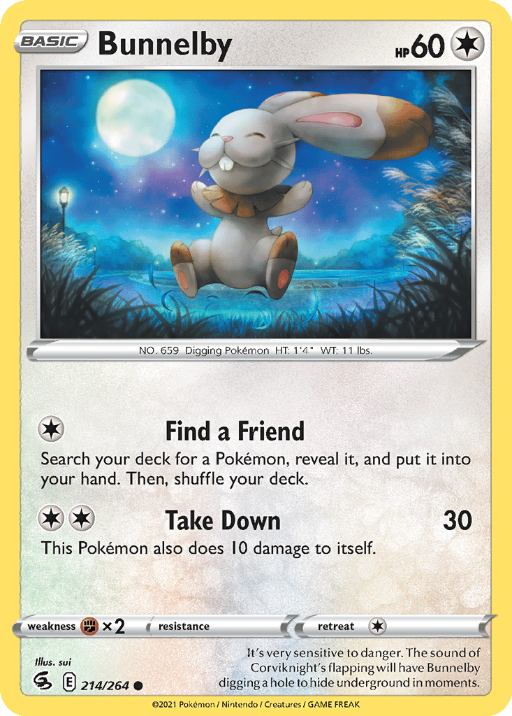 Bunnelby card