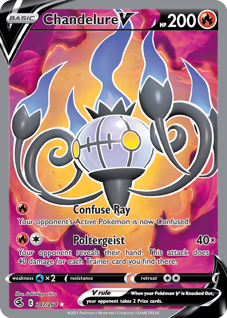Chandelure V card