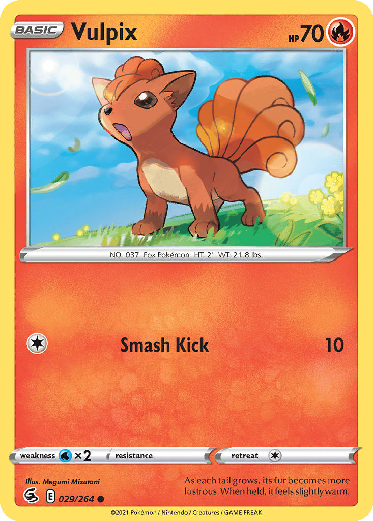Vulpix card