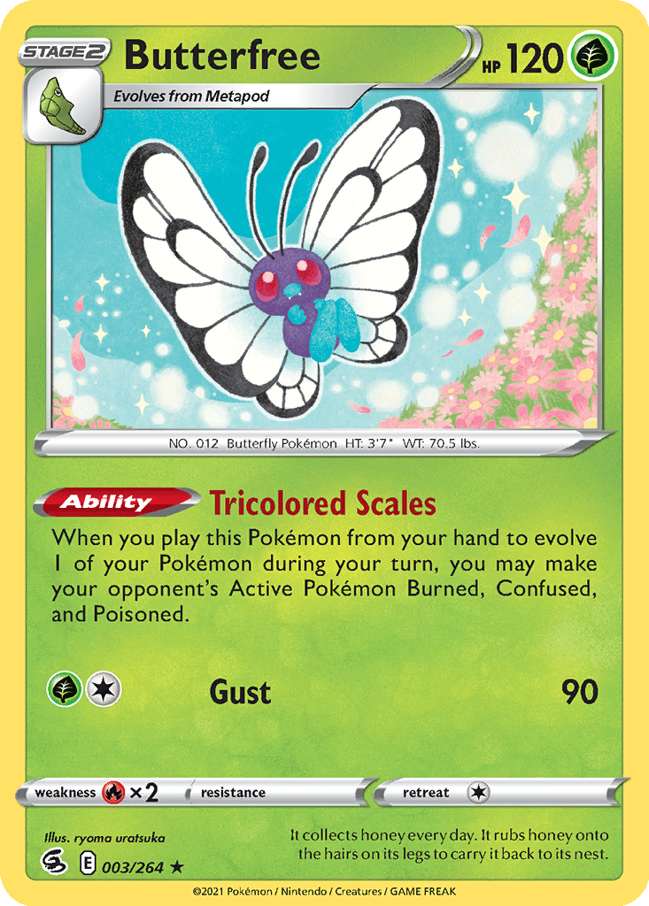Butterfree card