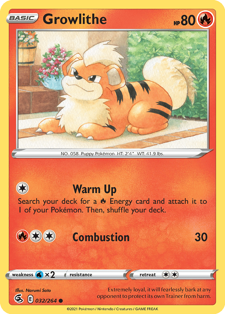 Growlithe card