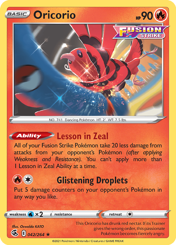 Oricorio card